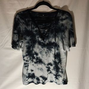 Lace up front T-shirt